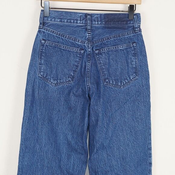 Abercrombie & Fitch The Loose High Rise Blue Jeans Womens Sz 24 - Picture 4 of 10